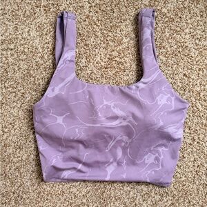 All in motion lavender sports bra crop top size S